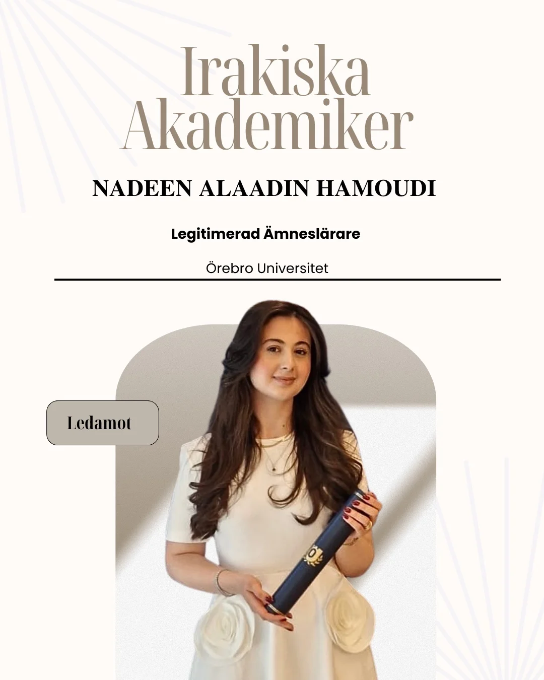 Nadeen Alaadin Hamoudi, ledamot i Irakiska Akademiker