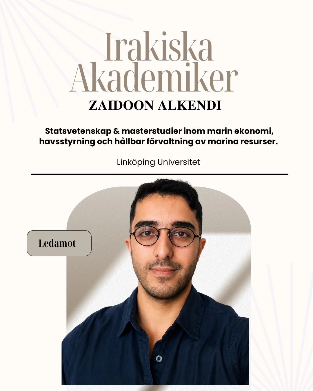 Zaidoon Alkendi, ledamot i Irakiska Akademiker